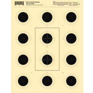 10m Air Rifle 12 Bull Target