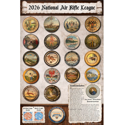 2026 Scopos National Air Rifle League Poster