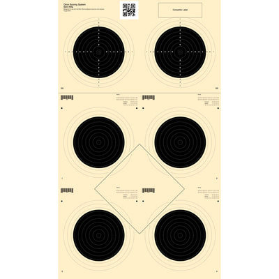 50m Rifle 6 Bull Target