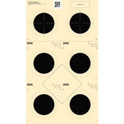50m Rifle Reduced for 50yd 6 Bull Target
