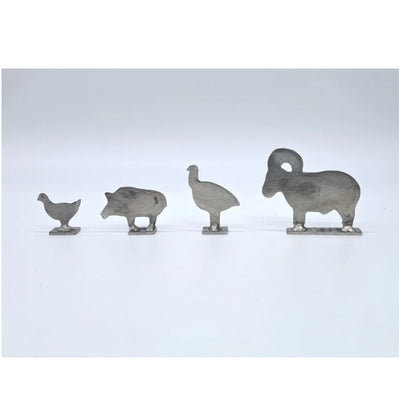 1/10 Scale Airgun Steel Silhouettes