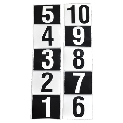 Firing Point Number Labels 3x3