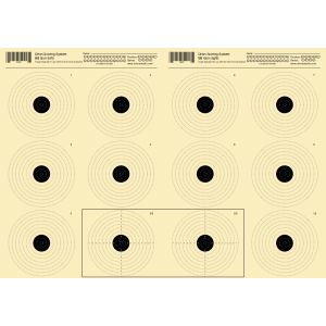 BB Gun 12 Bull Competition Target - 5m